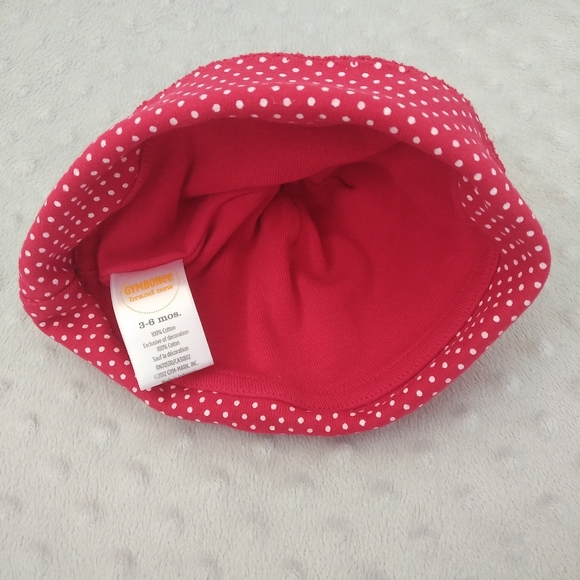 4/$20 Baby girl strawberry beanie hat 6 months - Picture 7 of 9